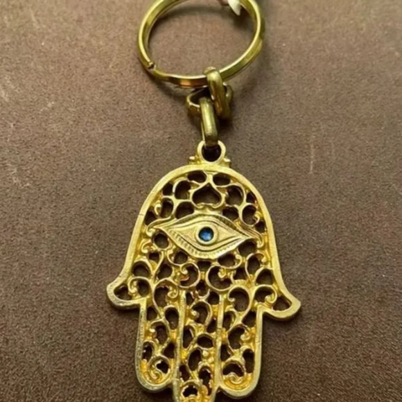 Evil Eye Hamsa Keychain 🧿 - Picture 1 of 7